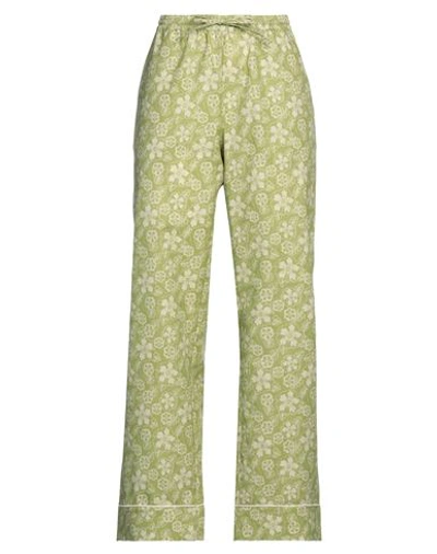 Shop Massimo Alba Woman Pants Green Size L Cotton