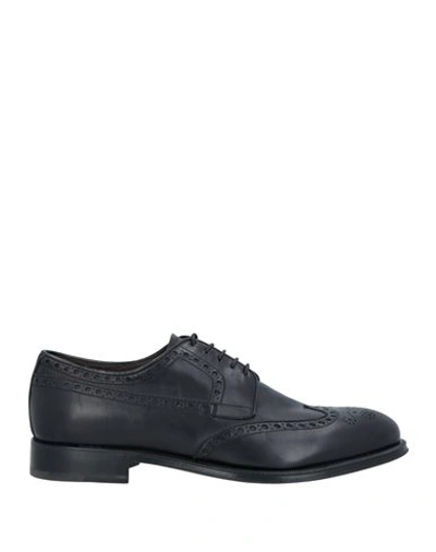Shop Barrett Man Lace-up Shoes Black Size 11 Soft Leather