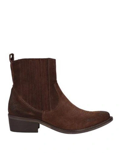Shop Momoní Woman Ankle Boots Brown Size 6 Soft Leather