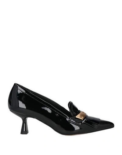 Shop Elvio Zanon Woman Loafers Black Size 8 Soft Leather
