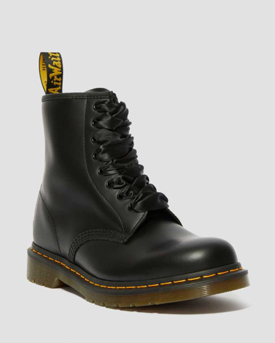 Shop Dr. Martens' 55 Inch Ribbon Shoe Laces (8-10 Eye) In Black