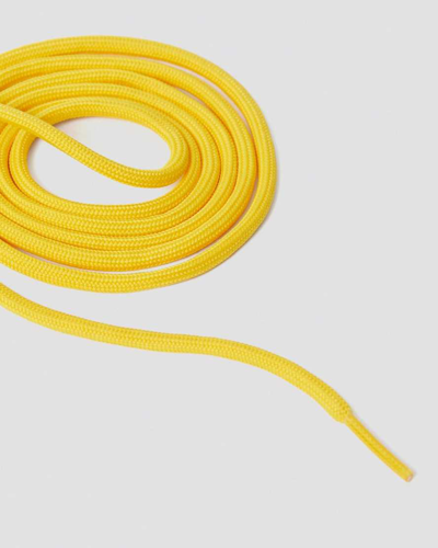 Dr. Martens' 55 Inch Round Shoe Laces (8-10 Eye) In Yellow