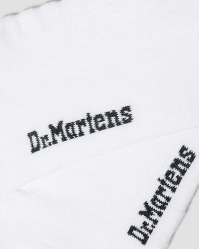 Dr. Martens Double Doc Cotton Blend Socks In White