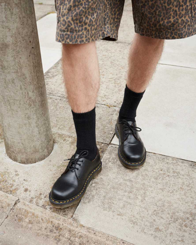 Dr. Martens Double Doc Cotton Blend Socks In Black