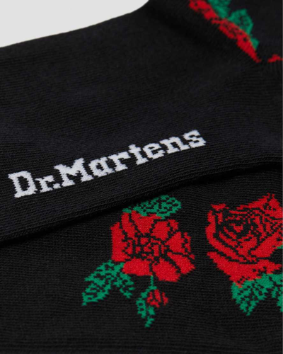 Shop Dr. Martens' Vonda Organic Cotton Blend Short Socks In Black
