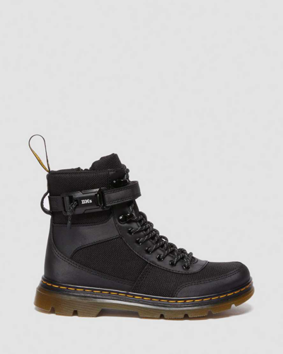 Shop Dr. Martens' Junior Combs Tech Extra Tough Poly Casual Boots In Black