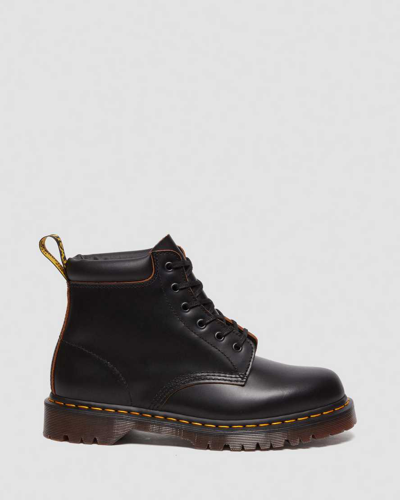 Shop Dr. Martens' 939 Vintage Smooth Leather Lace Up Boots In Schwarz
