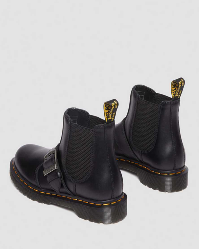 Shop Dr. Martens' 2976 Buckle Pull Up Leather Chelsea Boots In Black