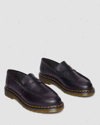 Shop Dr. Martens' Penton Smooth Leather Loafers In Schwarz