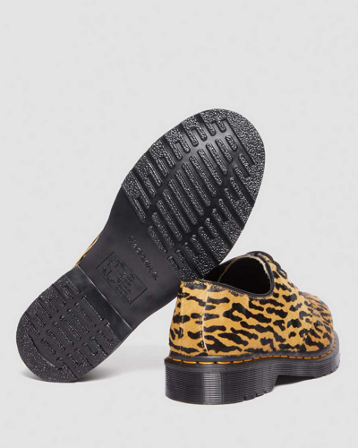 Shop Dr. Martens' Herren 1461 Hair-on Wacko Maria Schuhe In Schwarz/leopard/bräunen