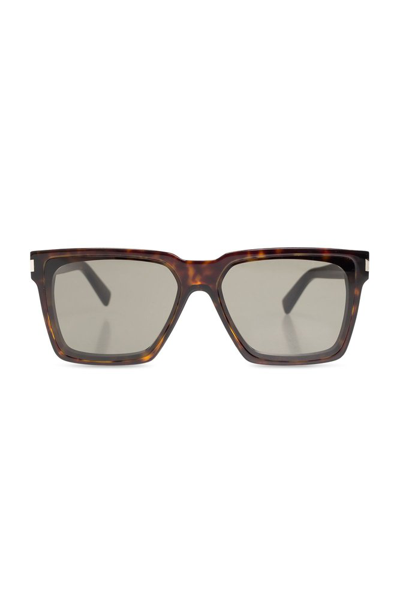 Shop Saint Laurent Eyewear Sl 610 Square Frame Sunglasses In Multi
