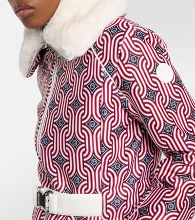 Shop Fusalp Clea Printed Jacket In Multicoloured
