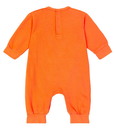Shop Tinycottons Baby Chamonix Poodles Cotton Playsuit In Red