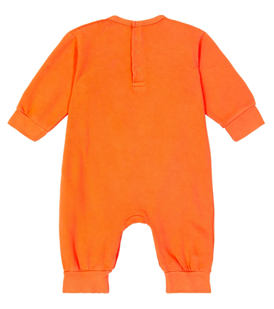 Tinycottons Baby Chamonix Poodles Cotton Playsuit In Red