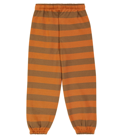 Tinycottons Tiny Stripes Cotton-blend Sweatpants In Multicoloured