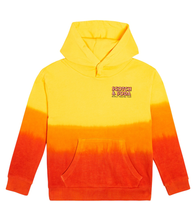 Scotch & Soda Tie-dye Cotton-jersey Hoodie In Multicoloured