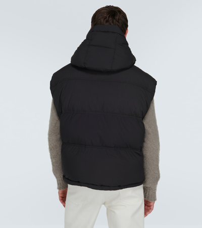 Shop Ami Alexandre Mattiussi Puffer Down Vest In Black