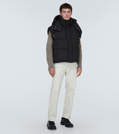 Ami Alexandre Mattiussi Puffer Down Vest In Black