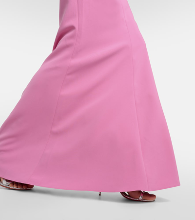 Shop Jenny Packham Laka Embellished Crêpe Gown In Pink