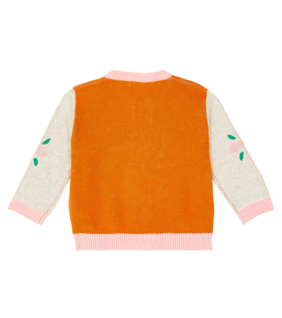 TINY FLOWERS棉质与羊毛开衫