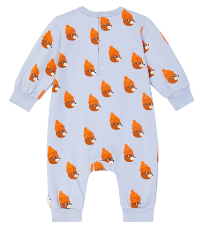 Tinycottons Baby Bears Cotton-blend Playsuit In Multicoloured
