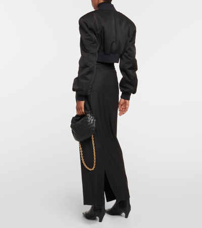 Khaite Reggie Cropped Jacket In Black