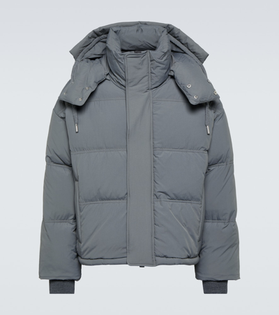 Shop Ami Alexandre Mattiussi Puffer Down Jacket In Grey