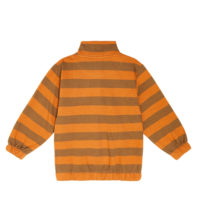 Tinycottons Tiny Stripes Cotton-blend Sweatshirt In Multicoloured