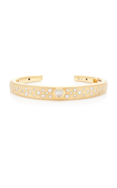 Future Fortune Cosmic Love 18k Yellow Gold Diamond Bracelet In Gold