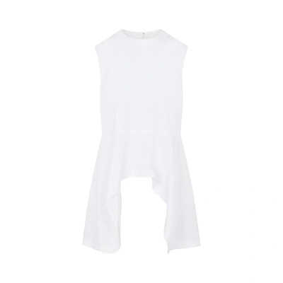 Shop Comme Des Garçons Cotton Blouse Shirt In White