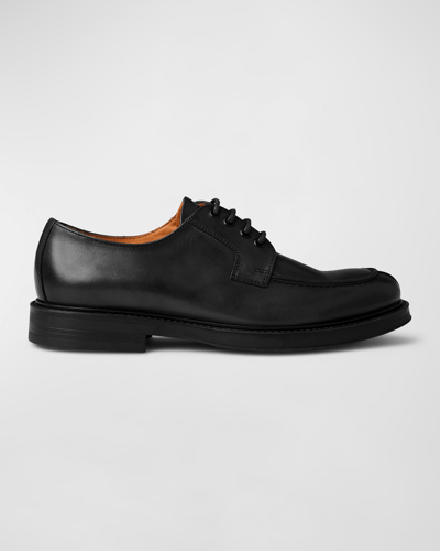 Shop Bruno Magli Men's Tyler Split Toe Leather Oxfords In Black