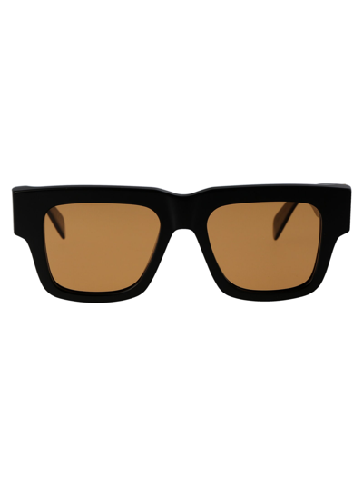 Shop Retrosuperfuture Mega Sunglasses In Refined