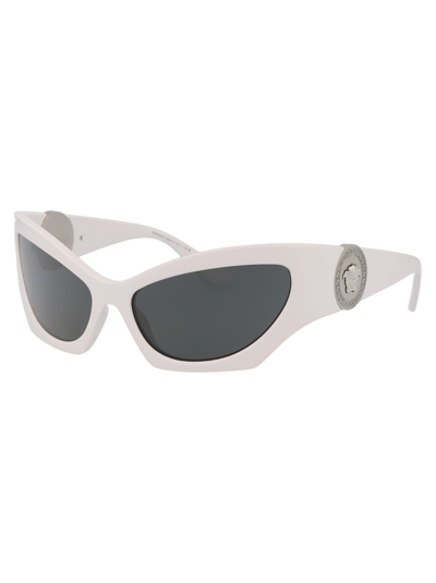 Shop Versace 0ve4450 Sunglasses In 314/87 White