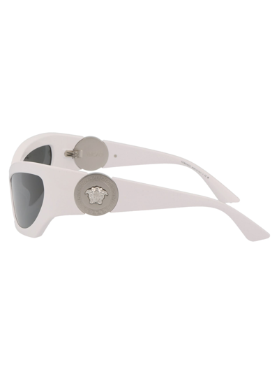 Shop Versace 0ve4450 Sunglasses In 314/87 White