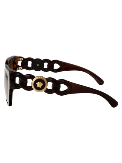 Shop Versace 0ve4409 Sunglasses In 511983 Havana