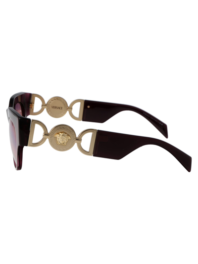 Shop Versace 0ve4440u Sunglasses In 5263a4 Transparent Marc
