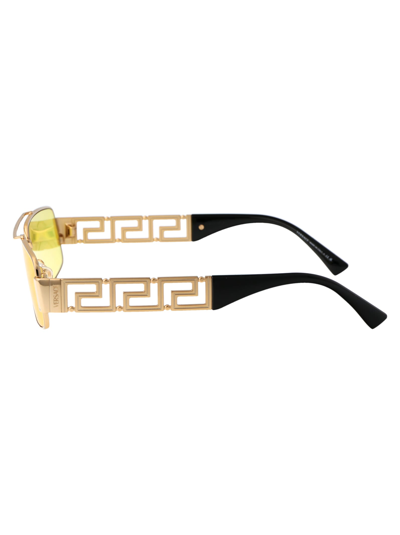 Shop Versace 0ve2257 Sunglasses In 1002c9 Gold