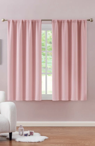 Shop Vcny Home Ethan Blackout Set Of 4 Curtain Panels In Blush