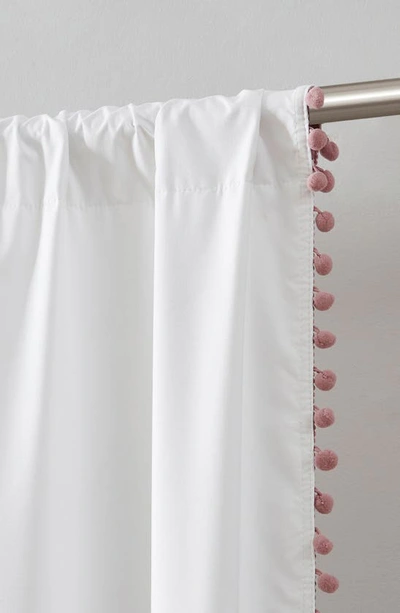 Shop Vcny Home Meg Set Of 2 Pompom Trim Curtain Panels In Pink