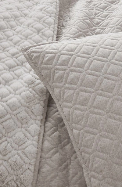 Shop Vcny Home Pera Faux Fur Quilt & Sham Set In Taupe