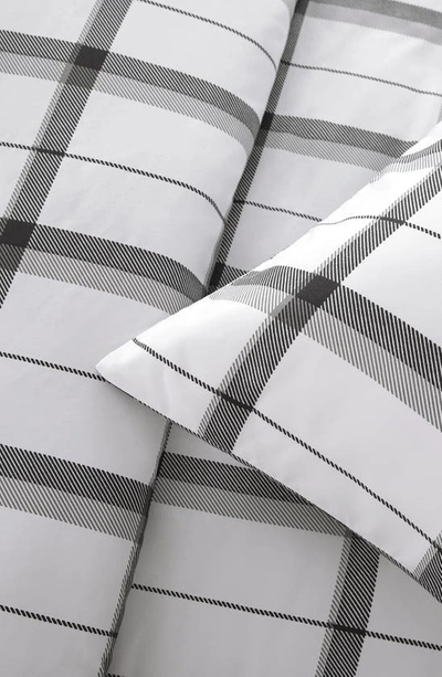 Vcny Home Ivy Plaid Comforter & Sham Set In Grey