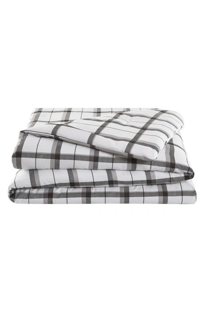 Vcny Home Ivy Plaid Comforter & Sham Set In Grey