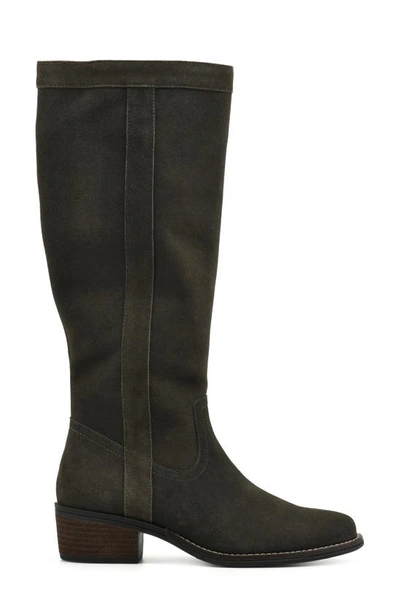 White Mountain Footwear Altitude Tall Boot In Army/ Suede
