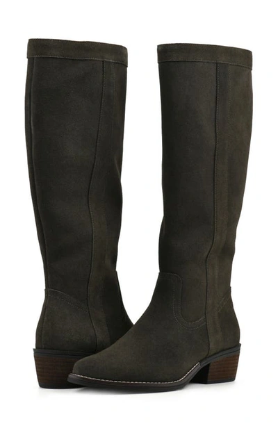 White Mountain Footwear Altitude Tall Boot In Army/ Suede