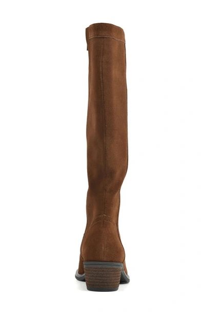 White Mountain Footwear Altitude Tall Boot In Hazel/ Suede