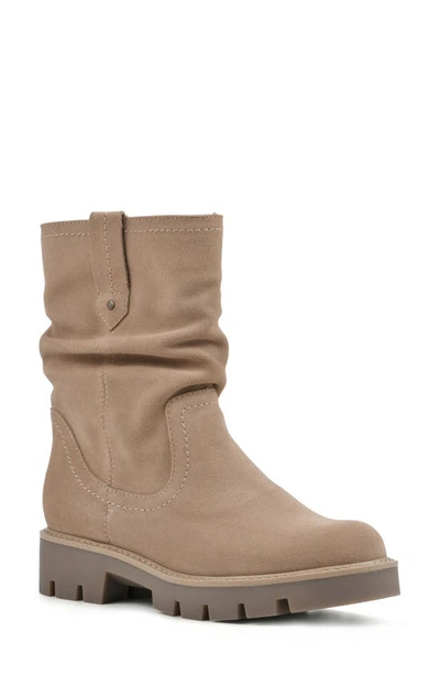 White Mountain Footwear Glean Lug Sole Slouch Boot In Beachwood
