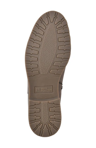 White Mountain Footwear Caching Chelsea Boot In Brown/ Smooth