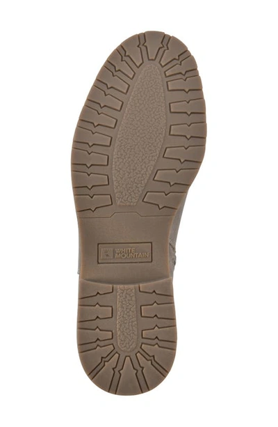 White Mountain Footwear Caching Chelsea Boot In Taupe/ Smooth
