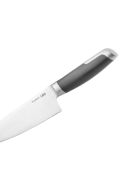 Berghoff Leo 6-piece Knife Block Set In Black/ Silver