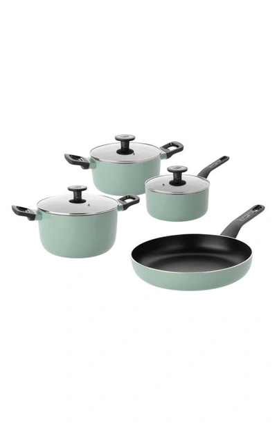 Berghoff Leo 7-piece Cookwear Set In Green/ Black